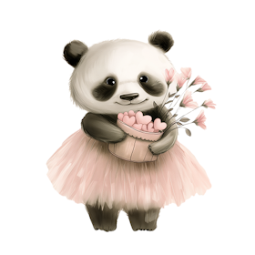 Panda ballerina