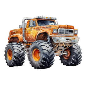 Monstertruck orange