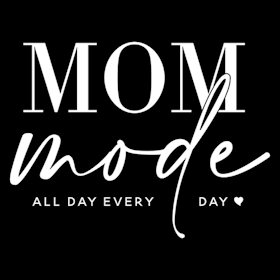 Mom mode all day every day hvit