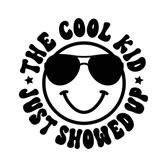 The cool kid just showed up sort