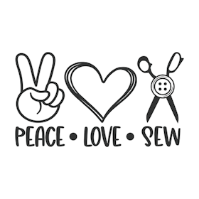 Peace Love Sew