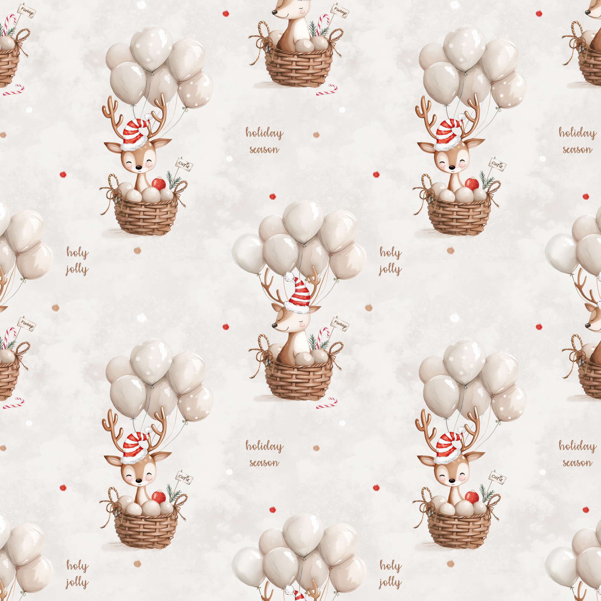 Christmas deer in the sky jersey