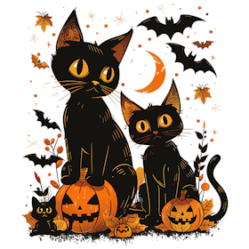 Spooky cats