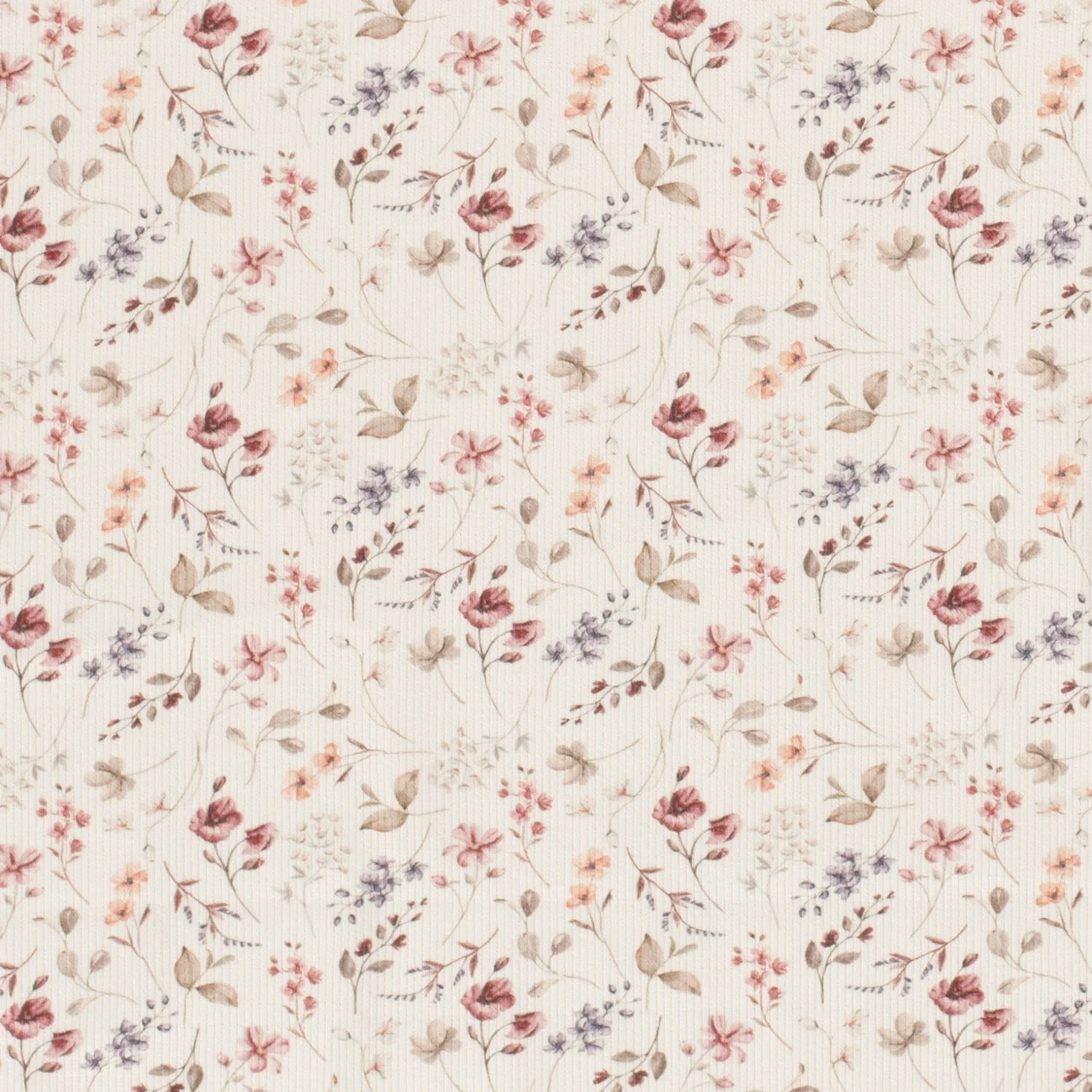 Floral Fiona ribbjersey