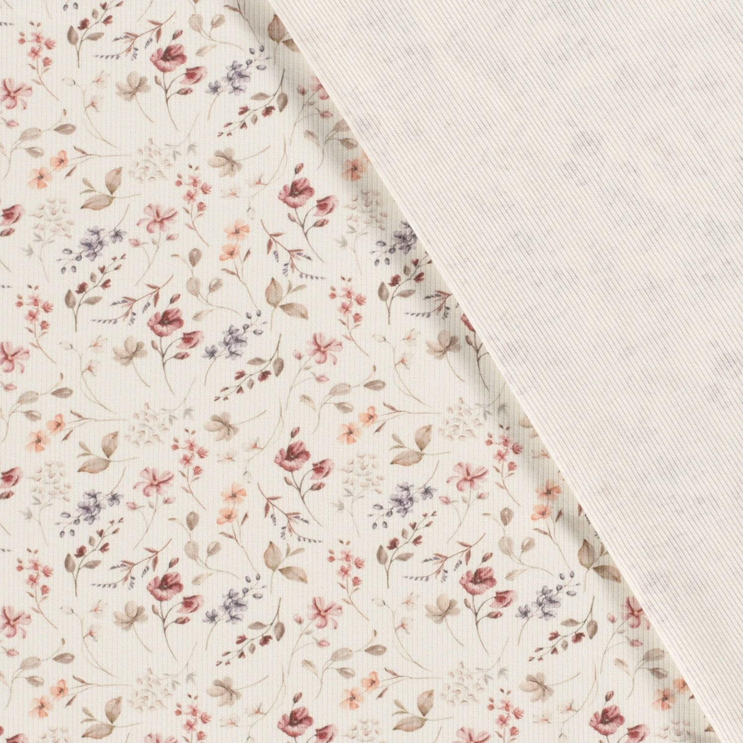 Floral Fiona ribbjersey
