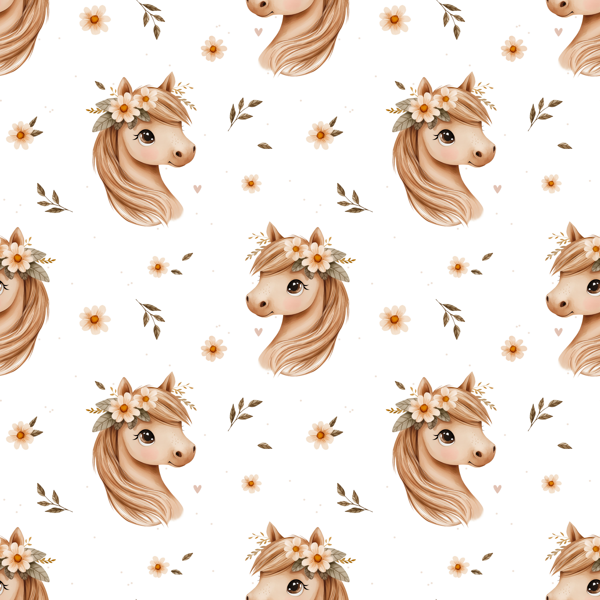 Floral horse jersey