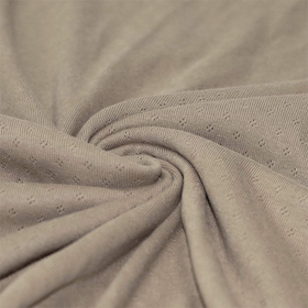 Dark beige pointelle