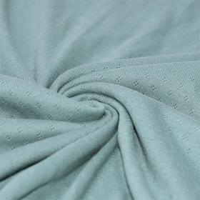 Sea green pointelle