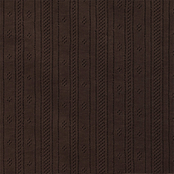 Chocolate brown pointelle