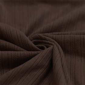Chocolate brown pointelle