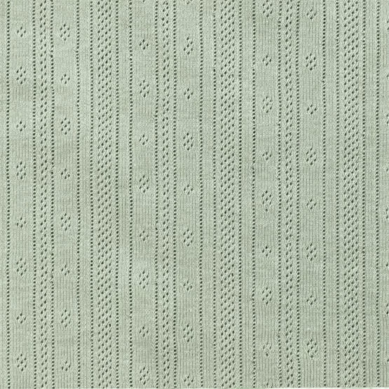 Dusty green pointelle