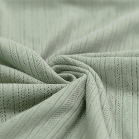 Dusty green pointelle