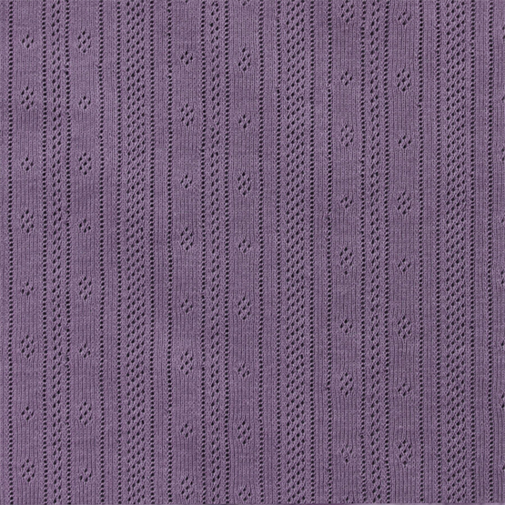 Dusty purple pointelle