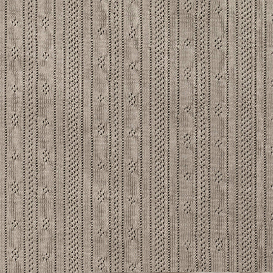 Taupe pointelle