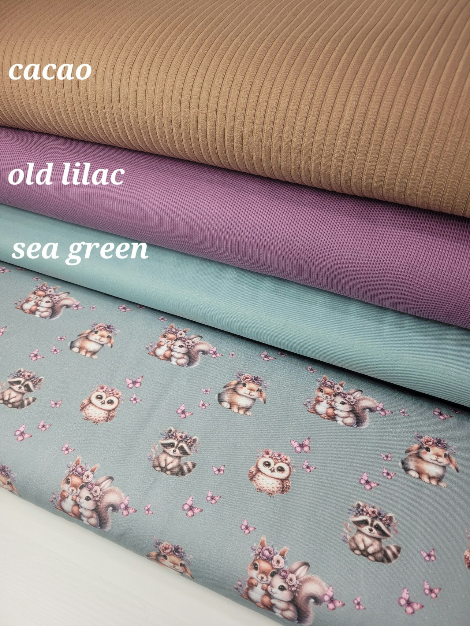Woodland mauve jersey