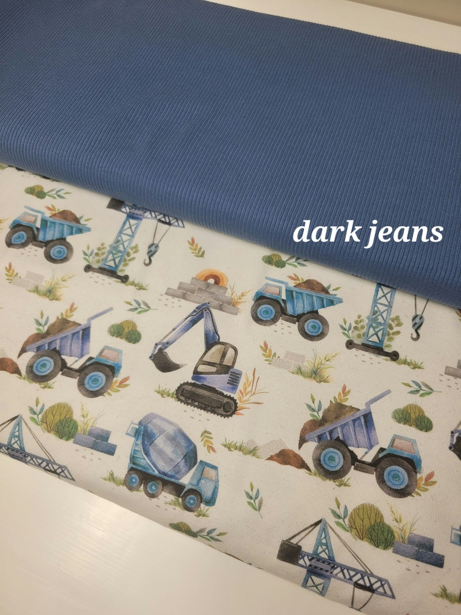 Annleggsmaskiner blå jersey