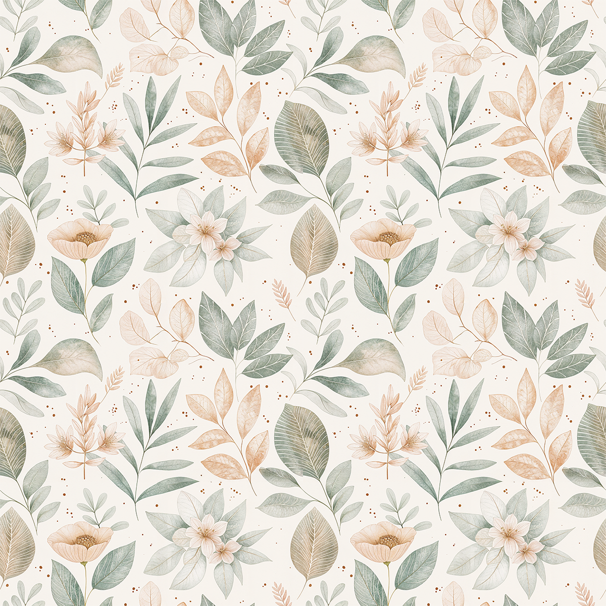 Floral Leaves jersey