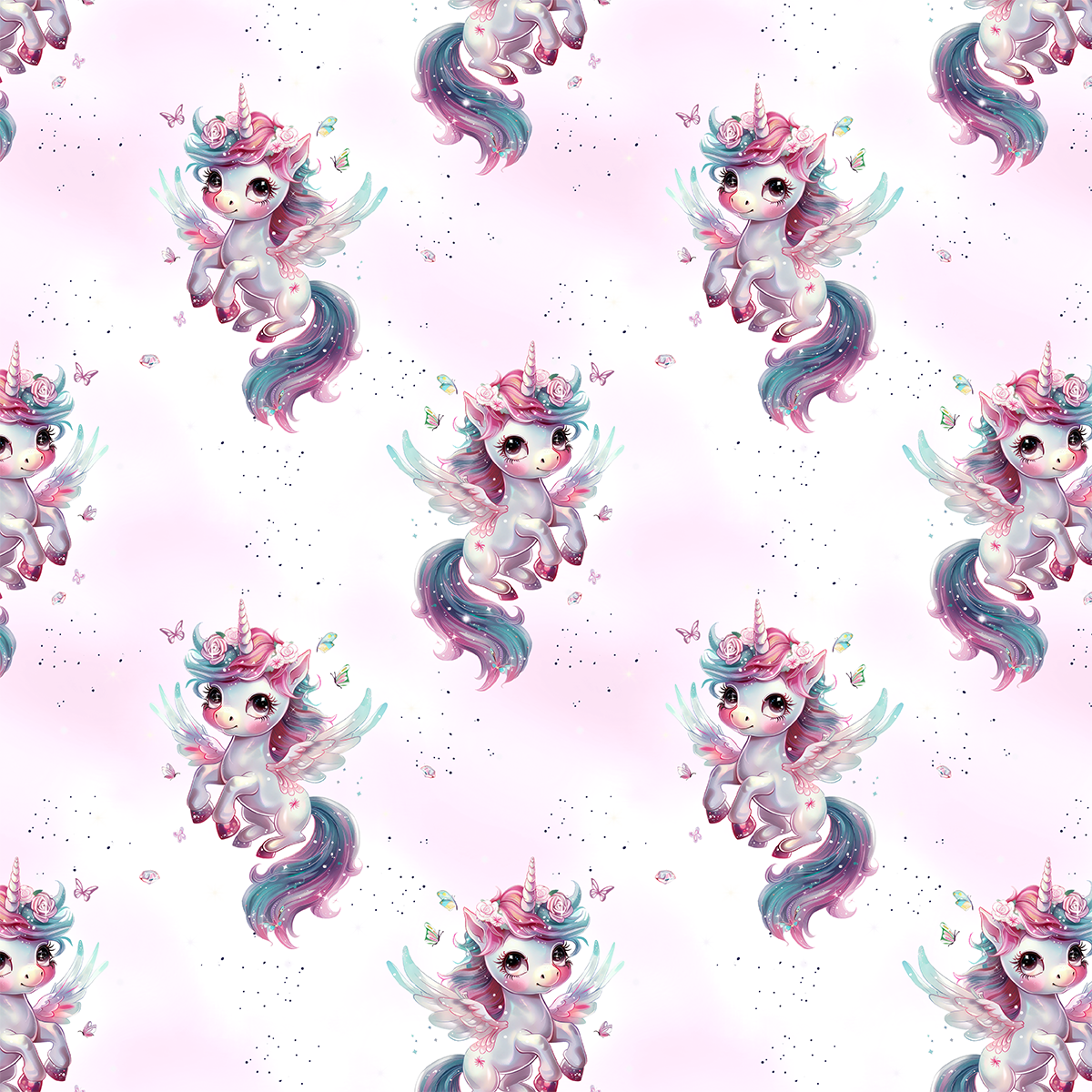 Glittery unicorn jersey