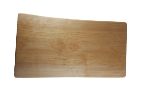 Skärbräda i björk med naturliga kanter 37x20 cm