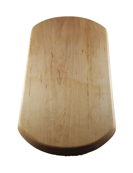 Skärbräda i björk med svängda kortsidor 40x24 cm