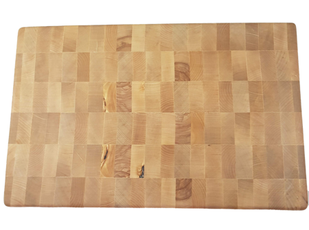 Skärbräda ändträ björk 38x25cm