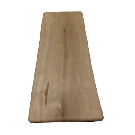 Liten björkskärbräda med naturliga kanter 35x13 cm
