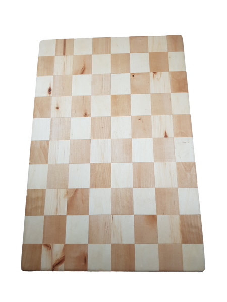 Rutig skärbräda björk/asp 49x33cm