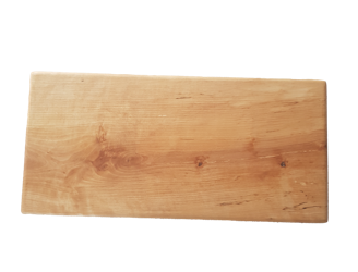 Stor björkskärbräda med infrästa handtag 55x26 cm