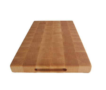 Klassisk ändträskärbräda med infrästa handtag 41x28cm