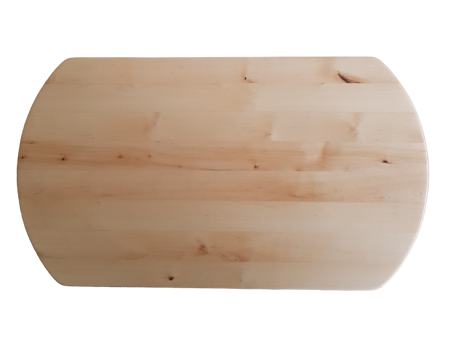 Stor stavlimmad skärbräda i björk 63x35 cm