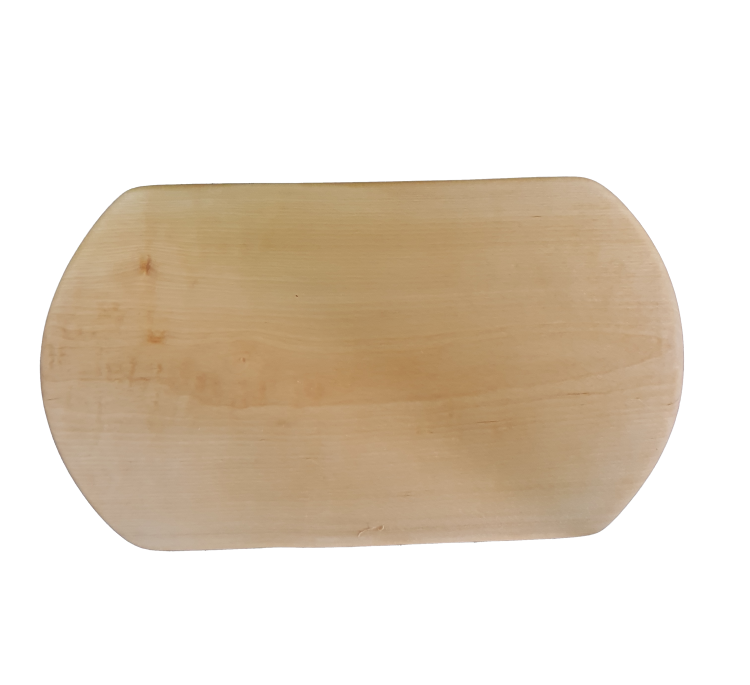 Björkskärbräda med naturliga kanter 39x22 cm