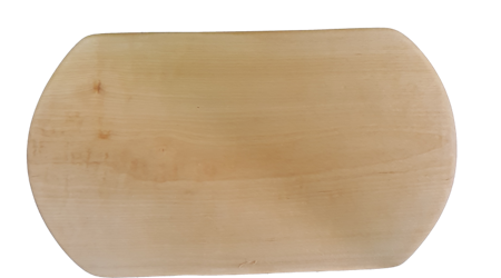Björkskärbräda med naturliga kanter 39x22 cm