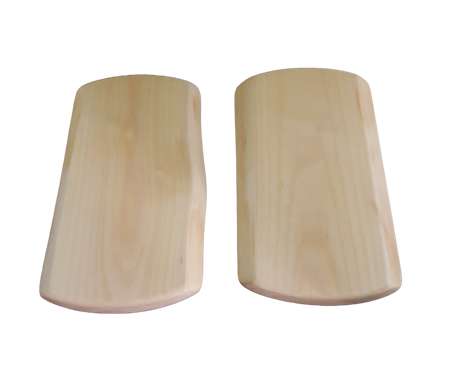 2-pack smörgåsbrickor handgjorda av björk 24x12 cm