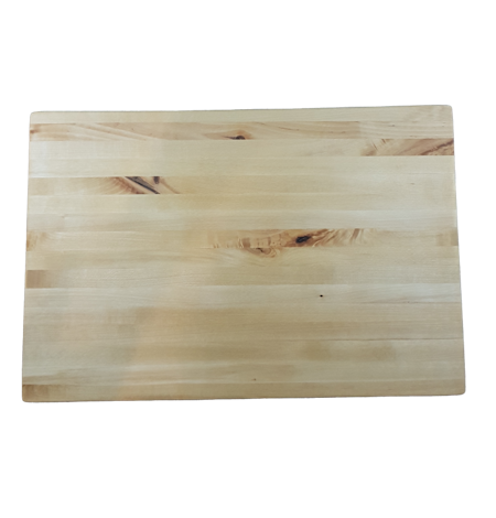 Stavlimmad björkskärbräda med vinklade kanter 43x29 cm