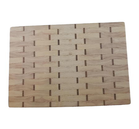 Smidig skärbräda av ändträ från furu och ek ca 34x24cm