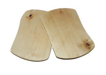2-pack smörgåsbrickor handgjorda av björk ca 21x14 cm