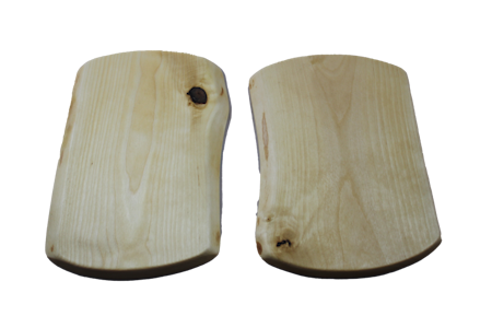 2-pack smörgåsbrickor handgjorda av björk ca 21x14 cm