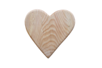 Härligt hjärtformad smörgåsbricka av björk 18x18 cm