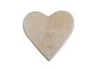 Fint hjärtformad smörgåsbricka av björk 19x19 cm