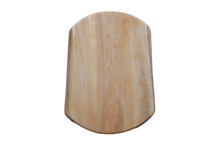 Naturlig björkskärbräda med svängda kortsidor 31x21 cm