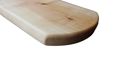 Björkskärbräda med naturliga långsidor  40x21 cm