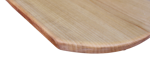 Lätt björkskärbräda med runda vinklade kortsidor 39x26 cm