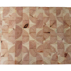 Tjock klassisk ändträskärbräda av furu 42x31cm