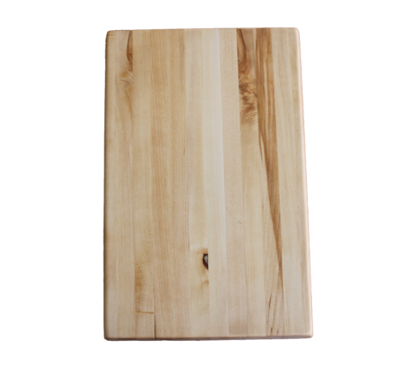 Stavlimmad björkskärbräda med vinklade kanter 37x24 cm