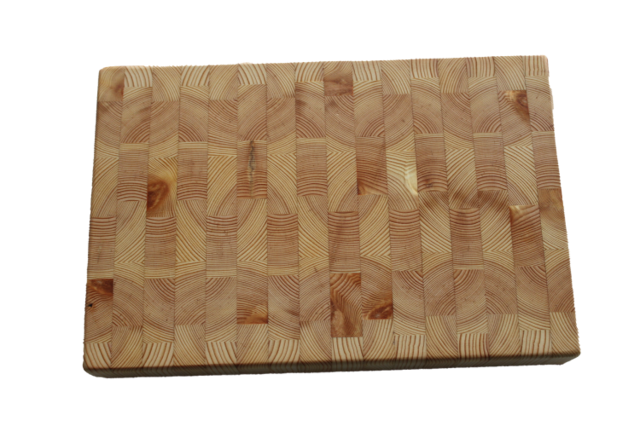 Lätt och smidig ändträskärbräda av furu 32x21cm