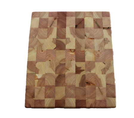 Klassisk rejäl ändträskärbräda av furu 37x31cm