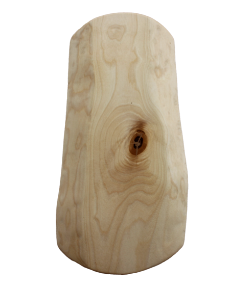Rustik skärbräda med naturliga kanter och svängda kortsidor 45x20 cm
