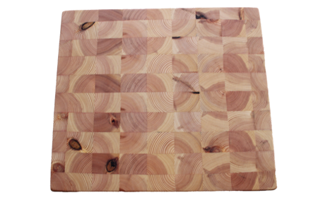 Slaktarblock av furu 36x32x6cm