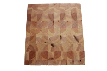 Slaktarblock av furu 36x32x6cm