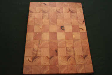 Klassisk stor ändträskärbräda av furu 41x31cm